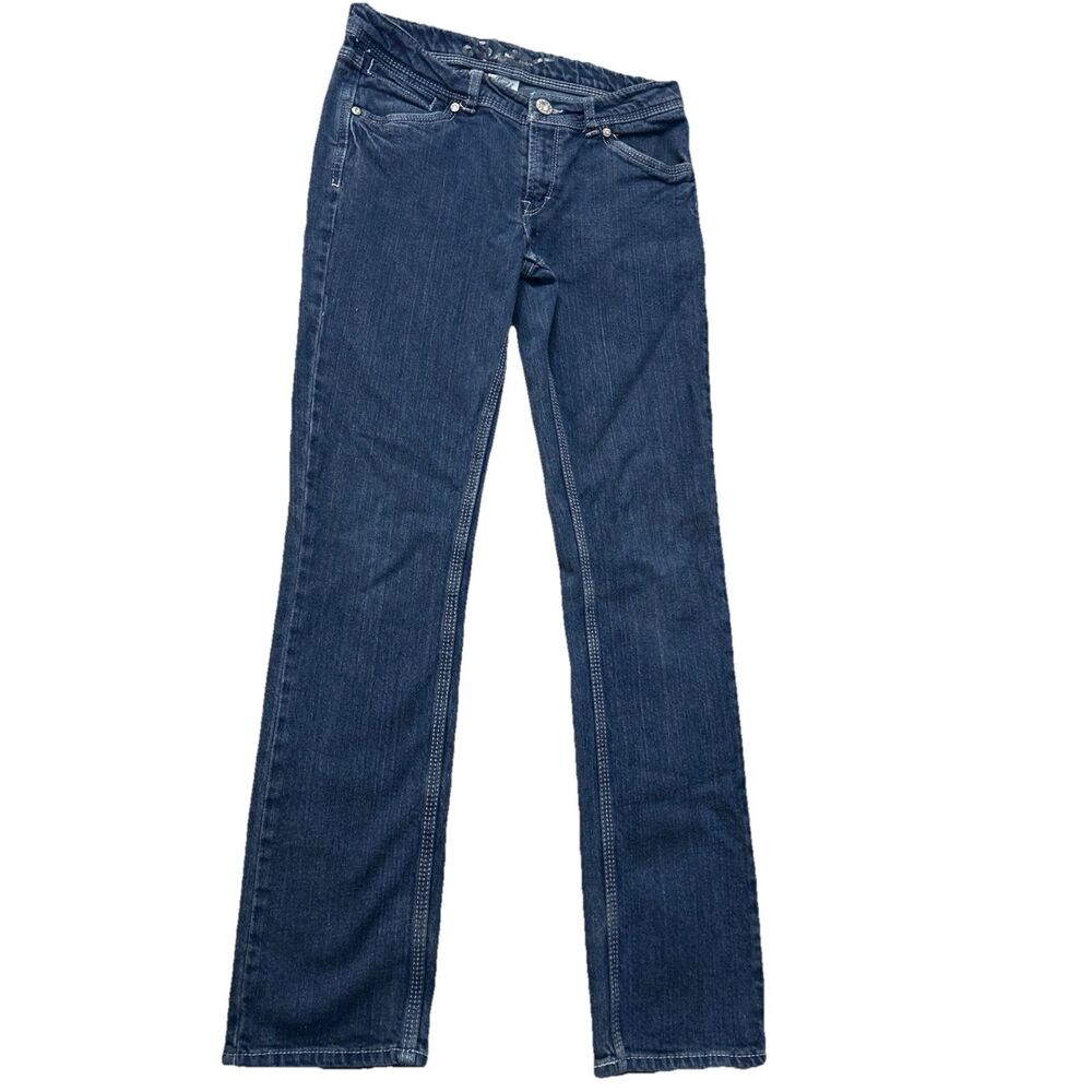 Levi's Big Girls 16 Regular Skinny Jeans Dark Wash Rhinestone Back Pockets Y2K